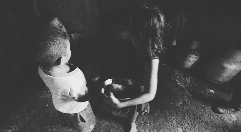 hambre desnutrición niños vulnerables