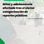 Informe Especial - Impacto de los sismos en NNA