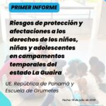 Informe Especial - Riesgos de protección para las infancias en los campamentos transitorios